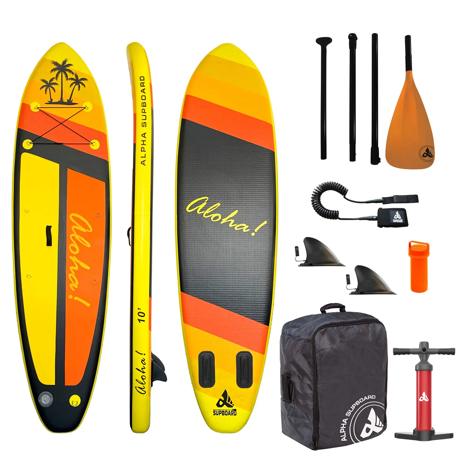 Надувная SUP-доска Сап борд (SUP board) ALOHA-10 COMPACT от магазина Супер Спорт